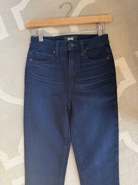 PAIGE Margo sz 24 High-Rise Skinny Jeans in Dark Indigo like NEW! Clean home!